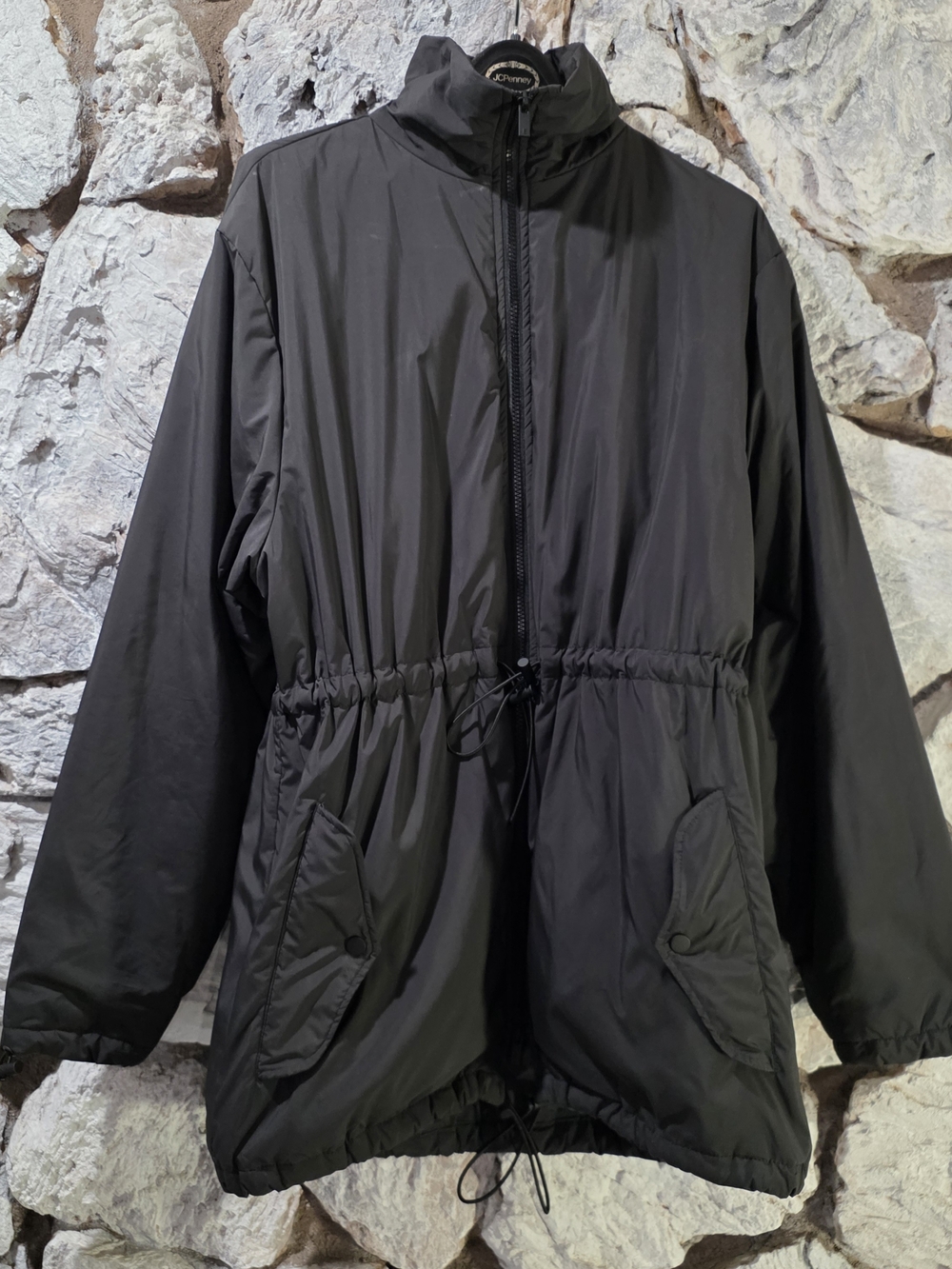 Fear Of God Essentials Charcoal Gray Oversized Shell Jacket Mens Small $285 MSRP